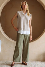 Load image into Gallery viewer, Mixed Media Sweater Vest