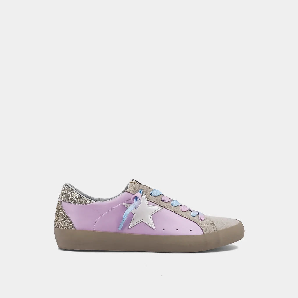 Lavender Star Sneakers