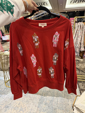 Nutcracker Sequin Sweatshirt