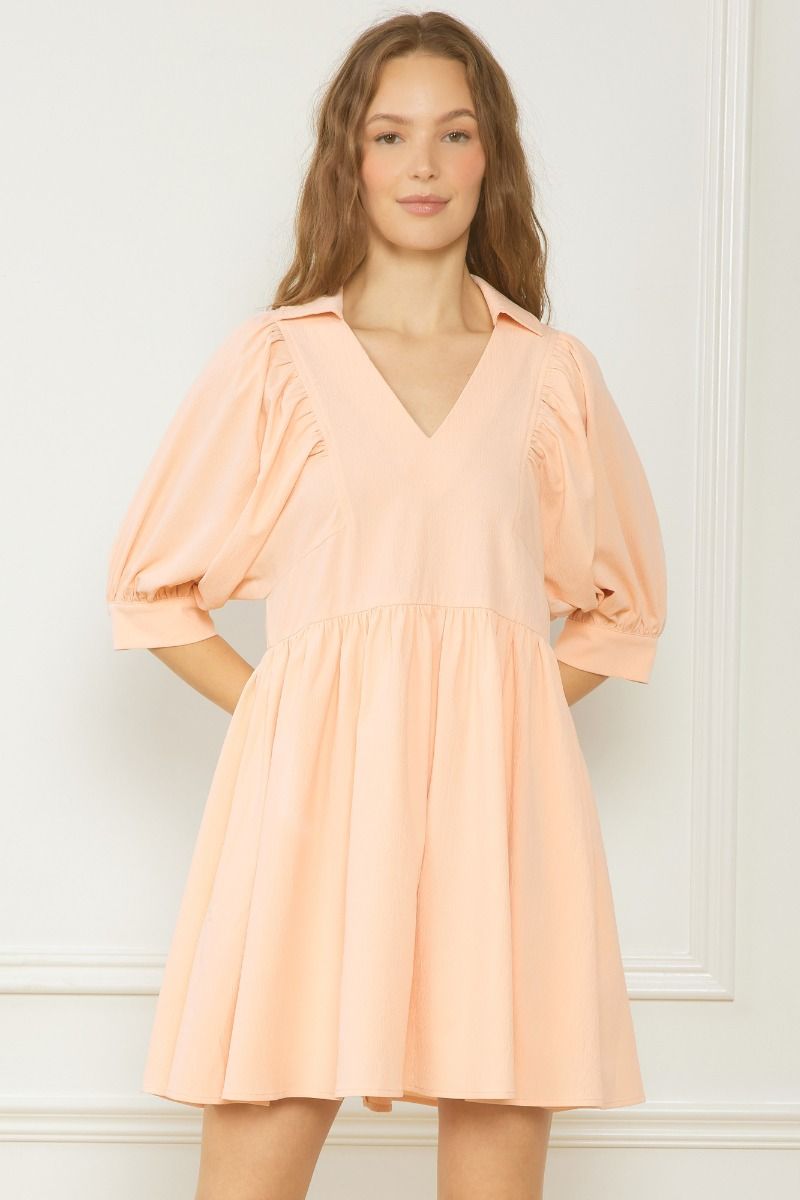 Peach Dress