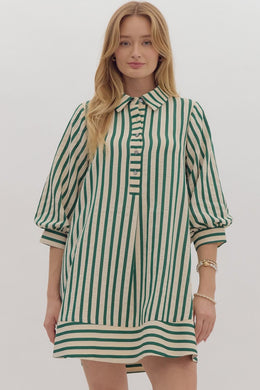 Striped Shift Dress