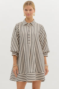 Striped Shift Dress