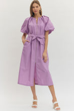 Load image into Gallery viewer, Lavender Zipper Midi