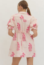 Load image into Gallery viewer, Pink Stripe and Floral Dress