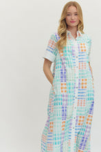 Load image into Gallery viewer, Bright Checkered Midi