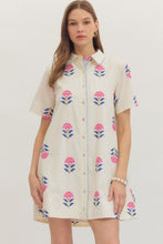 Load image into Gallery viewer, Ecru Embrodiery Dress