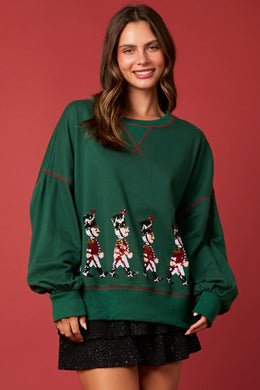 Green Nutcracker Sweatshirt