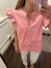 Load image into Gallery viewer, Blush Leather Top