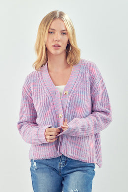 Lavender Multi Cardigan
