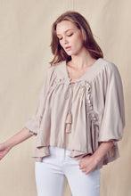 Load image into Gallery viewer, Ivory Rose Flowy Top