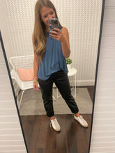 Load image into Gallery viewer, Leather Cropped Pants