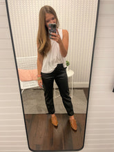 Load image into Gallery viewer, Leather Cropped Pants