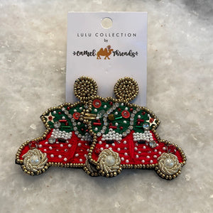 Holiday Beaded Earrings