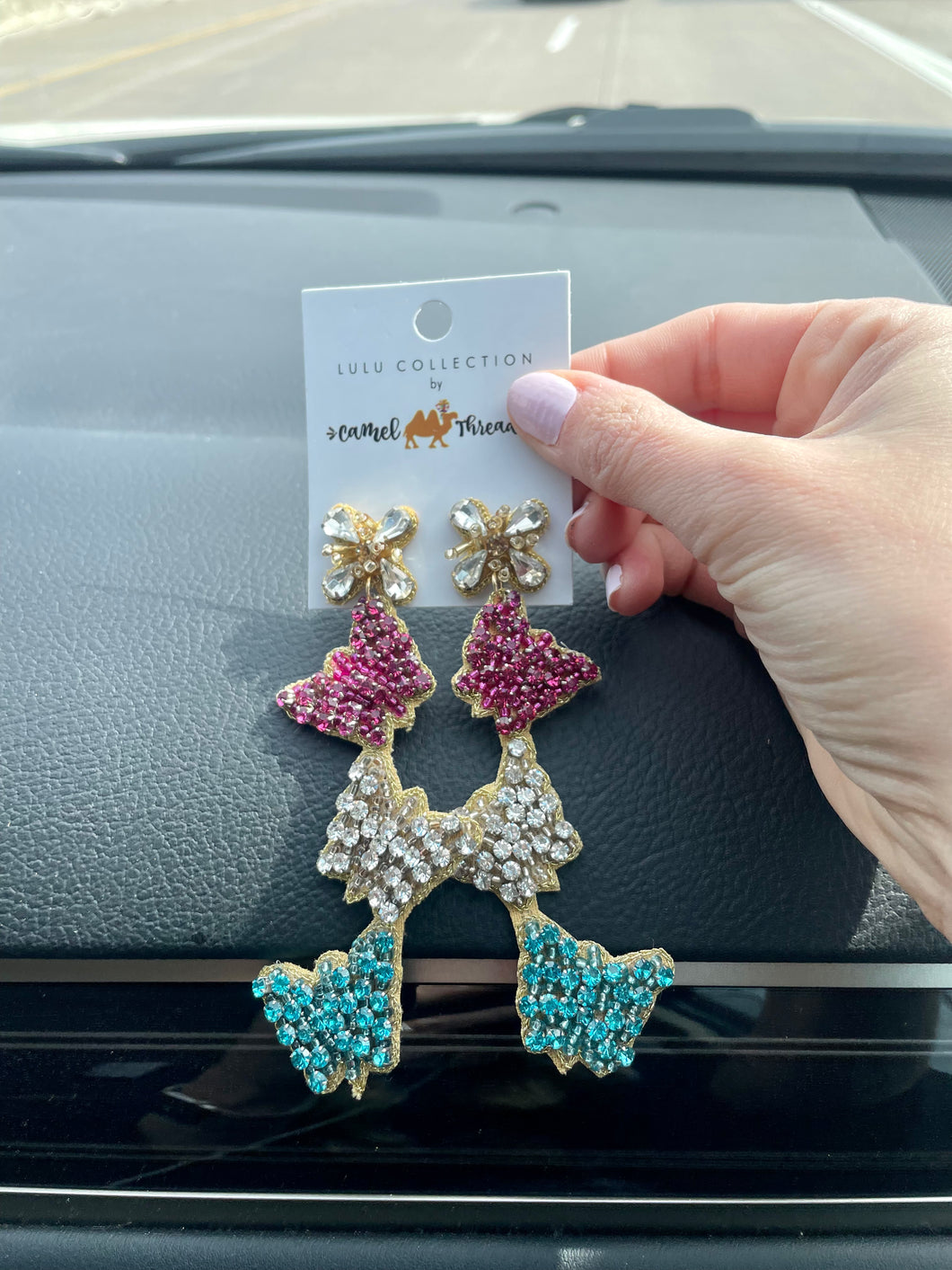 Multi Butterfly Earrings