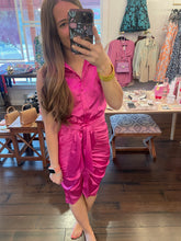 Load image into Gallery viewer, Magenta Silk Tie Midi