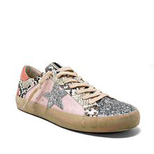 Load image into Gallery viewer, Snakeskin Sparkle Sneakers