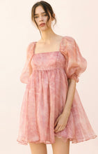 Load image into Gallery viewer, Marbled Pink Babydoll Dress