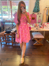 Load image into Gallery viewer, Pink Big Florals Dress