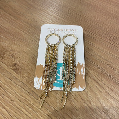 Circle Drop Earrings