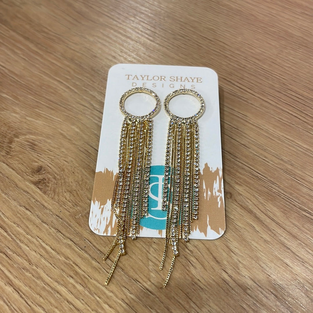 Circle Drop Earrings