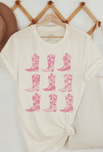 Load image into Gallery viewer, Pink Boots Tee- Oversized